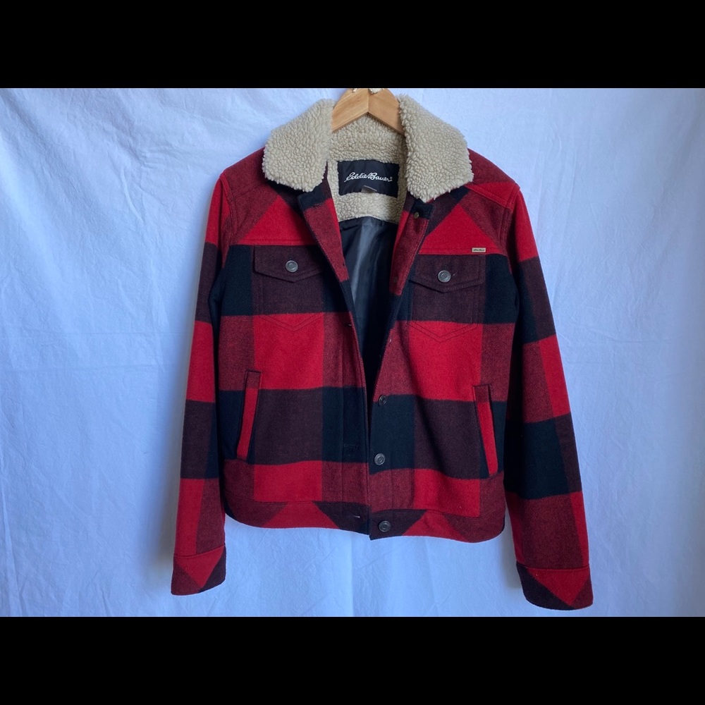 Eddie Bauer plaid jacket
